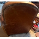 Fauteuil club en cuir brun