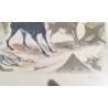 Lithographie "Chasseurs" signée DESPIERRE