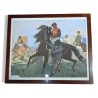 Aquarelle "Chevaux" signée P. DUBAUT