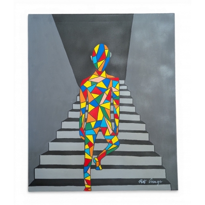 Tableau \"The returner\" signé Peto CSENGE