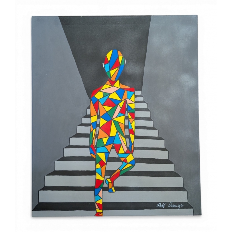 Tableau \"The returner\" signé Peto CSENGE