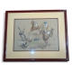 Gravure "Jockeys" signé L. MALESPINA