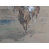 Gravure "Jockeys" signé L. MALESPINA