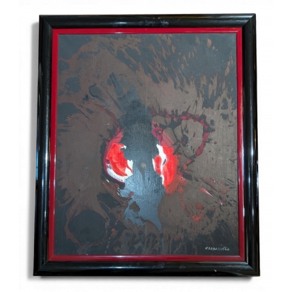Tableau \"Abstrait\" signé CORBASSIÈRE