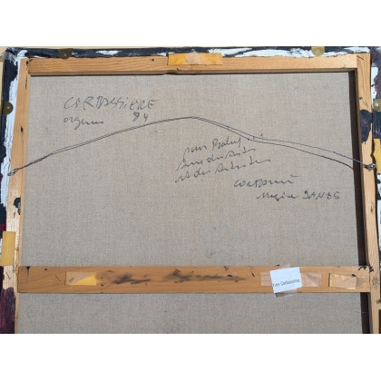 Tableau \"Abstrait\" signé CORBASSIÈRE