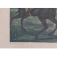 Lithographie "La Course" par Carle VERNET
