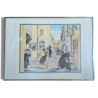 Lithographie "Mea Shearim, Jerusalem" par HOLT