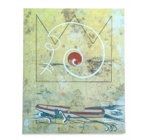 Tableau "Barque" signé HOUYOUX -II-