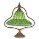Lampe style Tiffany abat-jour vert