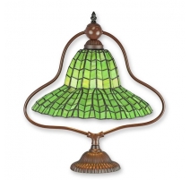 Lampe style Tiffany abat-jour vert