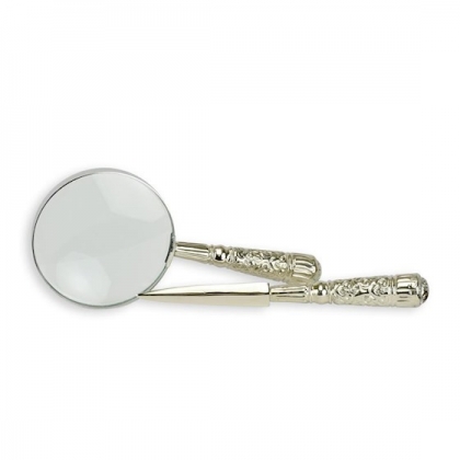 Loupe et ouvre-lettres chromé