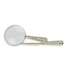Chrome-plated magnifying glass and letter opener