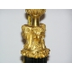 Chandelier "3 Sphinx" en bronze doré
