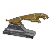 Jaguar en bronze