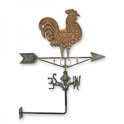 Girouette "Coq" en cuivre