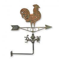 Girouette "Coq" en cuivre