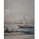 Gravure "Vue de Genève" par LEVEQUE