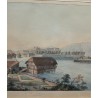 Engraving ‘View of Geneva’ by LEVEQUE.  at Moinat SA  – Antiques and decorative items –  Engravings, lithographs