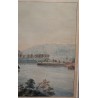Engraving ‘View of Geneva’ by LEVEQUE.  at Moinat SA  – Antiques and decorative items –  Engravings, lithographs