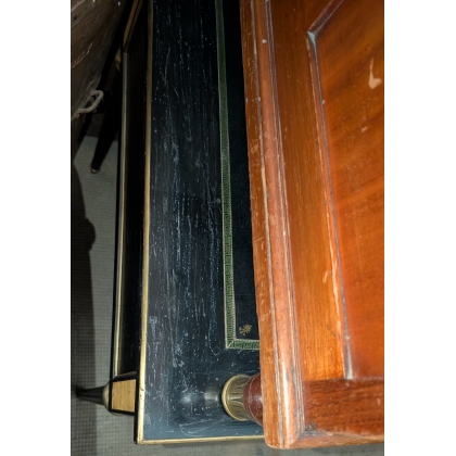  Bureau style Louis XVI noir avec sur  Moinat SA  - Antiquités décoration