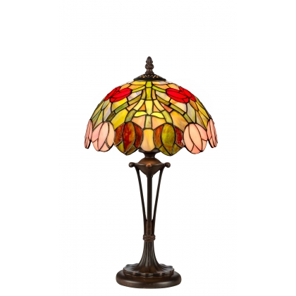 Lampe style Tiffany Tulipes