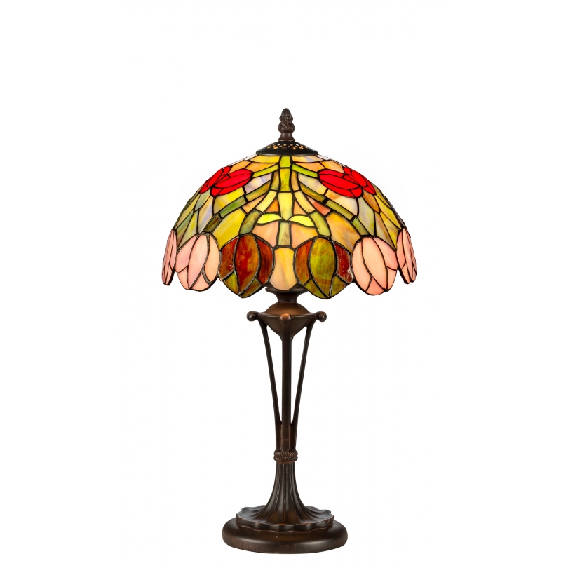 Lampe style Tiffany Tulipes