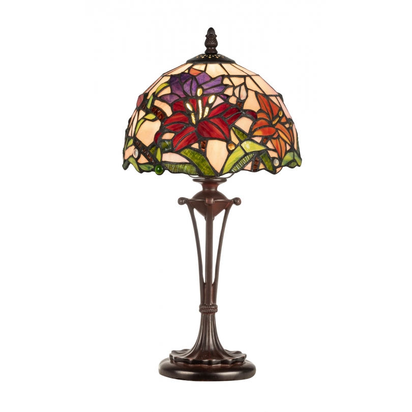 Lampe style Tiffany Fleurs