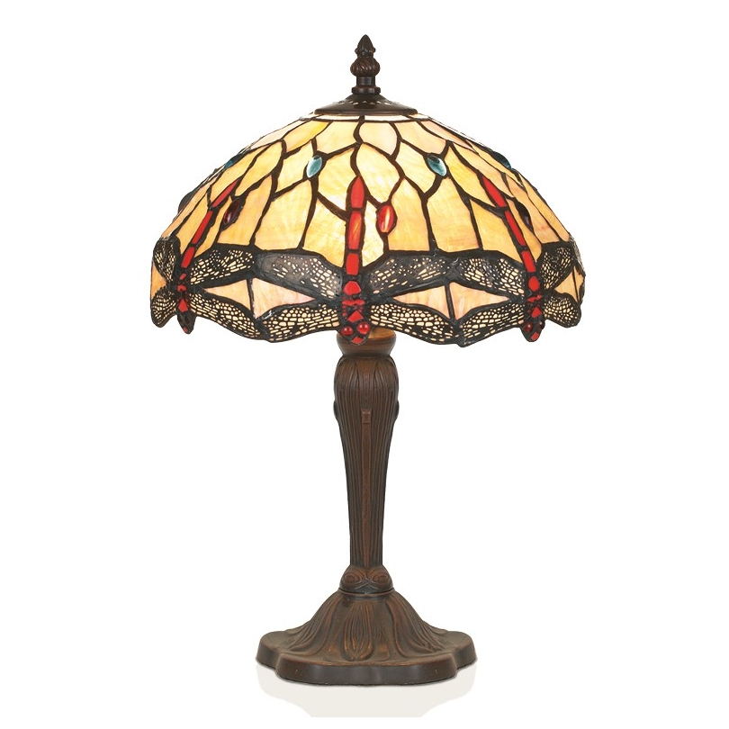 Lampe style Tiffany Libellules
