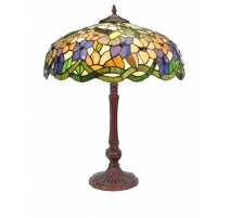 Lampe style Tiffany Colibris