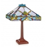 Lampe style Tiffany Carrée