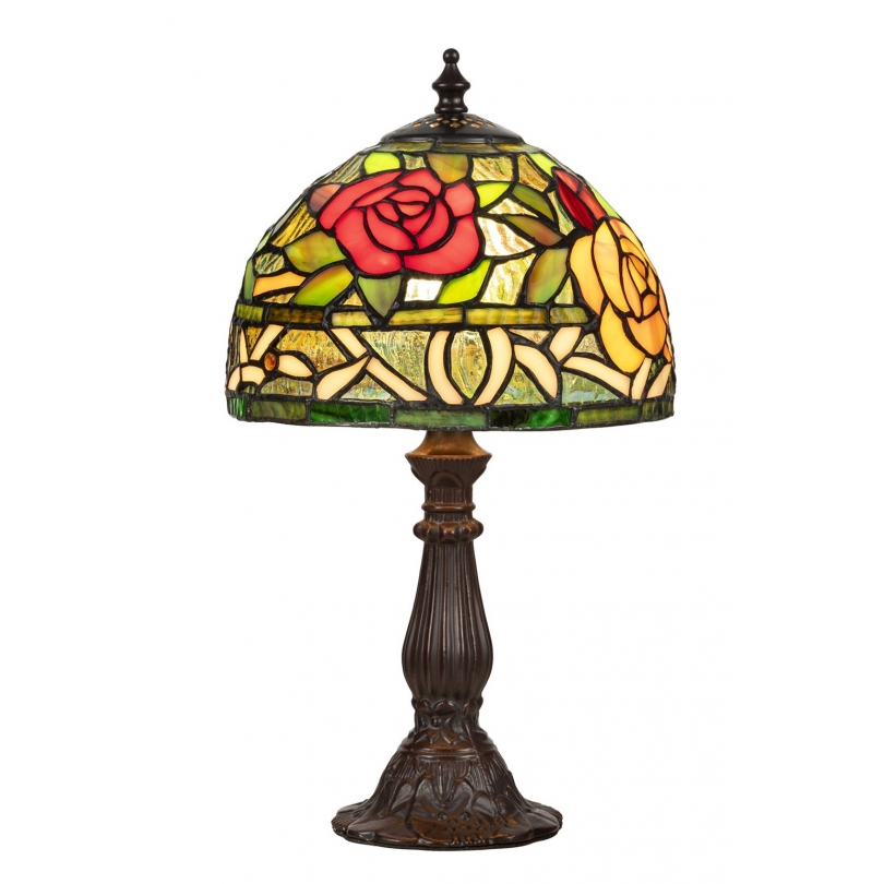 Lampe style Tiffany Roses