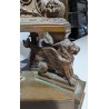 A pair of bronze candlesticks signed B. BOSCHETTI