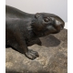 Marmotte en bronze signé REUSSNER