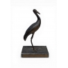 Héron en bronze signé REUSSNER