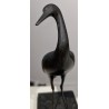 Héron en bronze signé REUSSNER