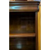 A pair of open bookcases