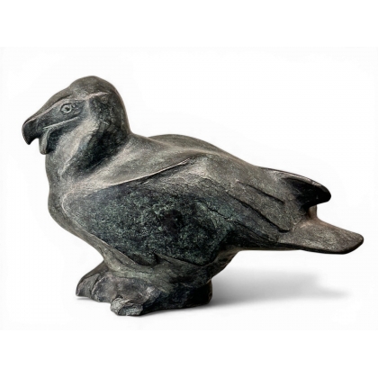 Bronze \"Gypaète barbu\" signé R. HAINARD