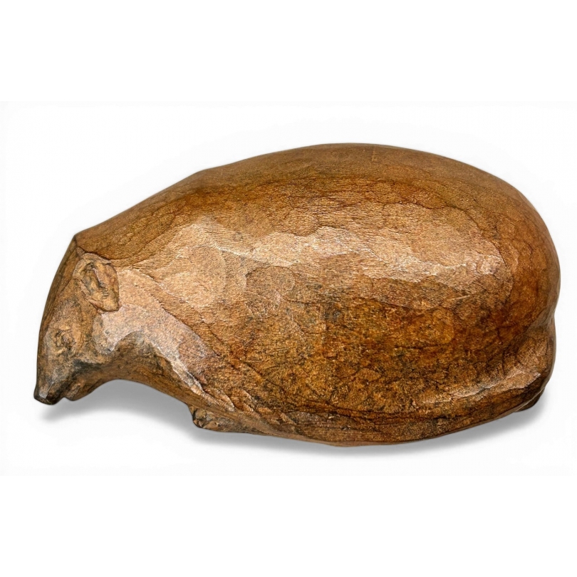 Bronze \"Hérisson en quête\" signé R. HAINARD