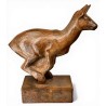 Bronze \"Chevrette au galop\" signé HAINARD