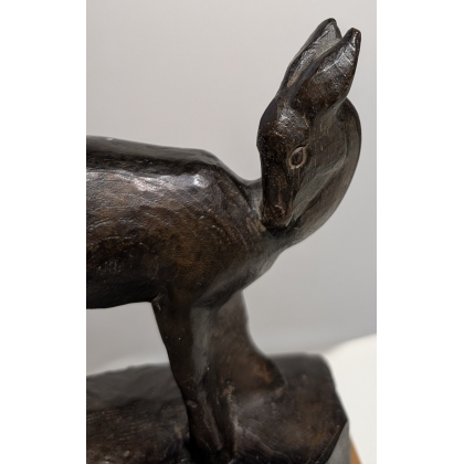 Bronze \"Chevrette\" signé Robert HAINARD