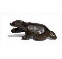 Bronze "Blaireau" signé R.H.