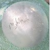Vase boule en verre soufflé signé Mdina