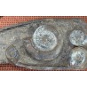 Sculpture de fossiles de nautilus
