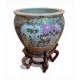 Grand cache-pot en porcelaine Famille Rose