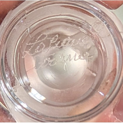Petit baguier Pinson en verre de Lalique
