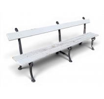 Banc de jardin, pieds en fonte