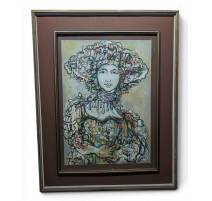 Tableau "Mujer ornamentada"