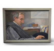 Tableau "Portrait" signé JEANNERET