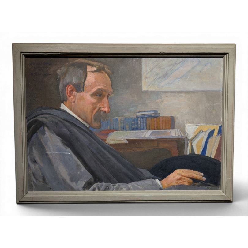 Tableau "Portrait" signé JEANNERET