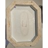 Vase rectangulaire en blanc de chine